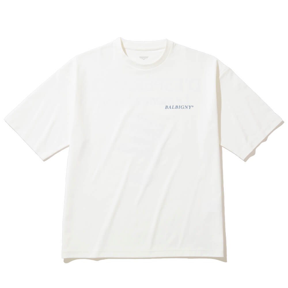 ポリテンジクプリントTシャツ WHT